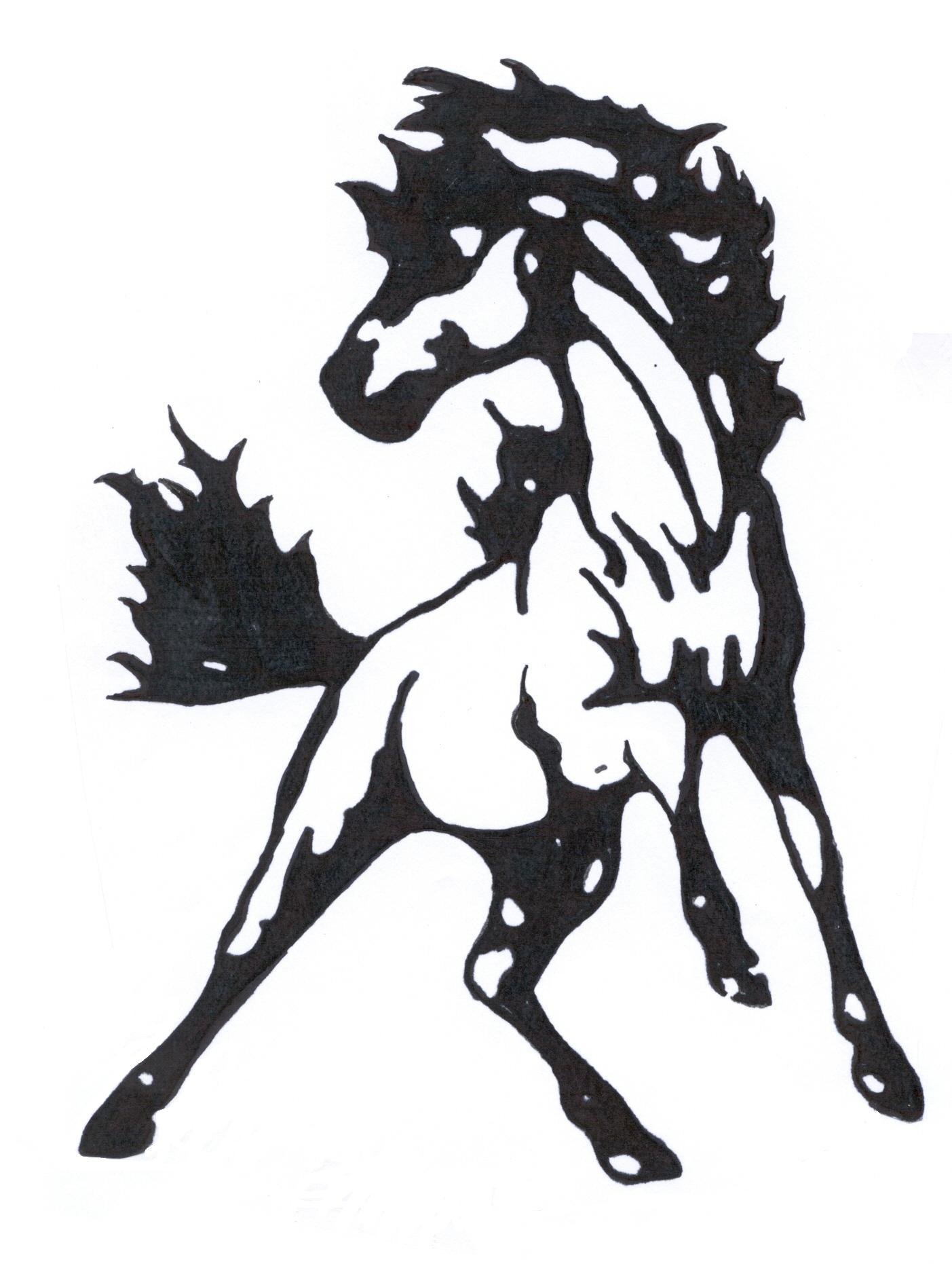 clip art mustang horse - photo #41
